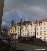 Les bâtiments administratifs de la place de l'Abbaye